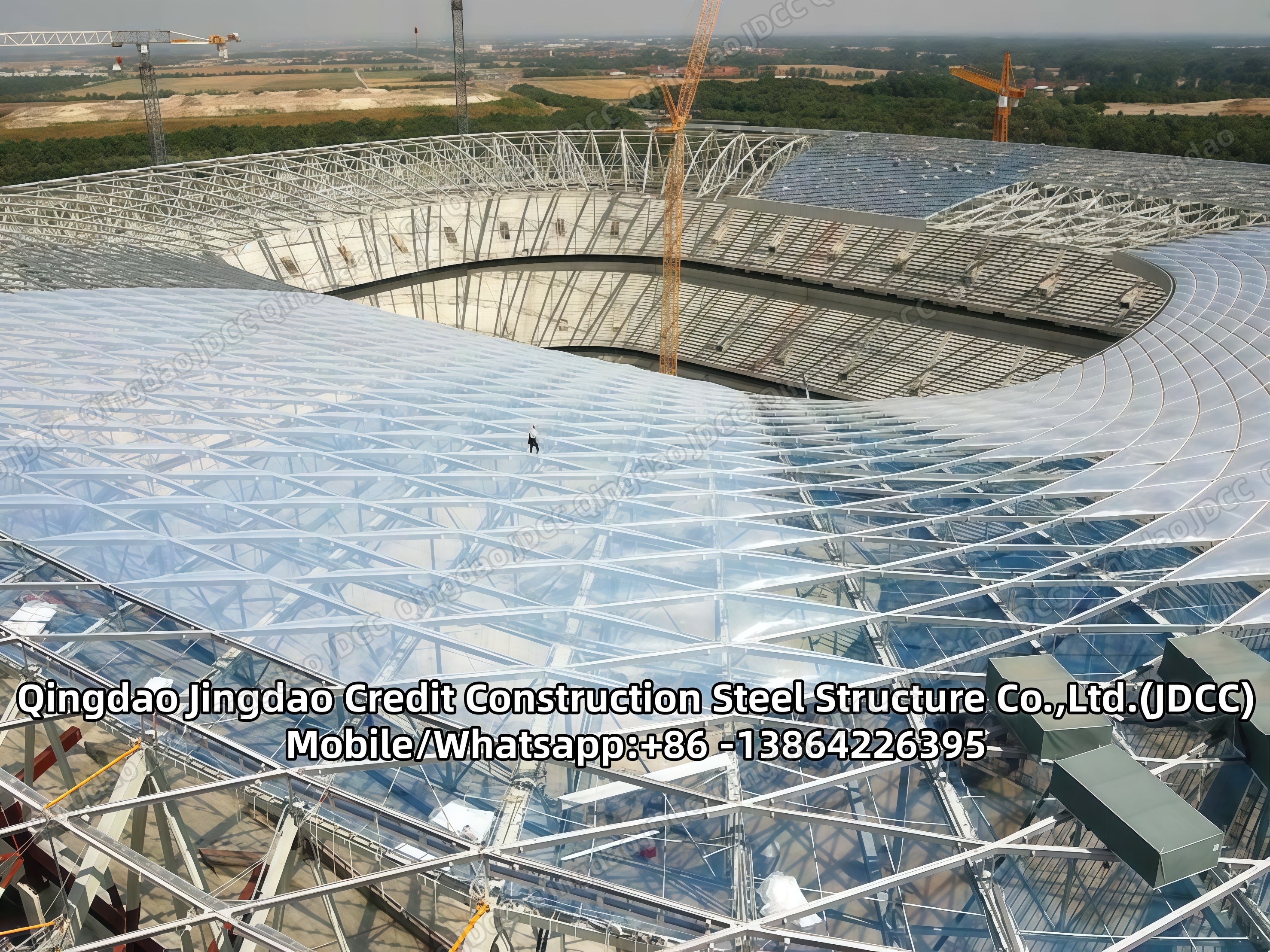 Prefabricated Steel Structure Space Frame Video - JDCC